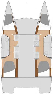 Photo #2 - Fountaine Pajot Lucia 40 - 4 cab. (ECONOMY) in Bormes Les Mimosas - 35166