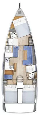 Sun Odyssey 410 - 3 cab. (CLASS)  - 1