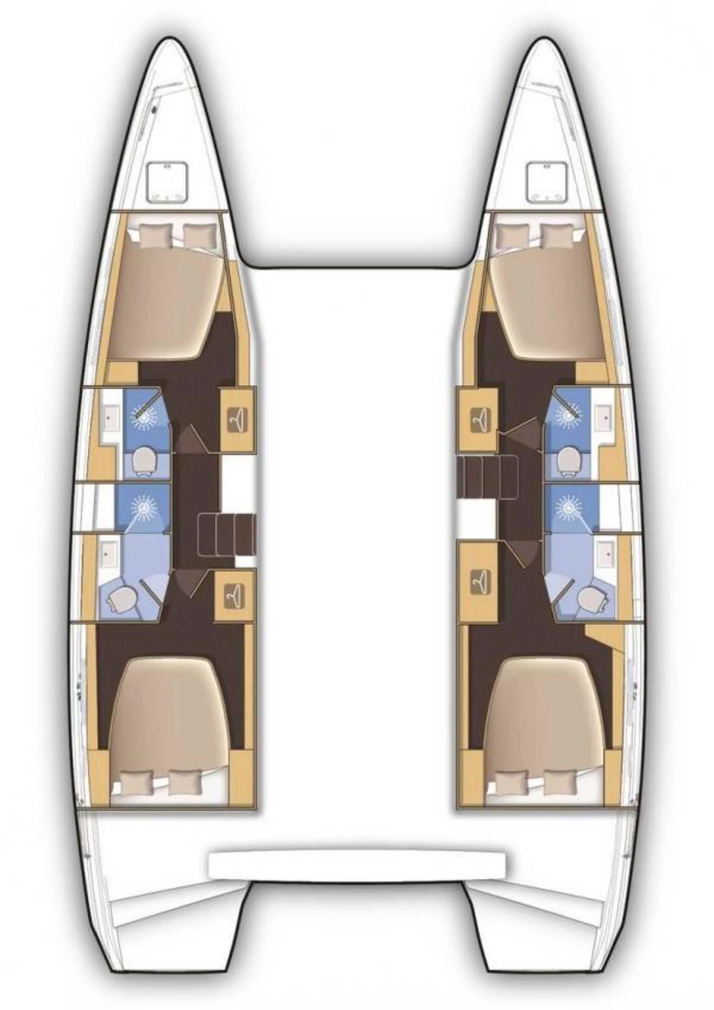 Lagoon 42 - 4 + 2 cab. (ECONOMY)  - 1