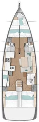 Sun Odyssey 490 - 5 + 1 cab. (CLASS)  - 1