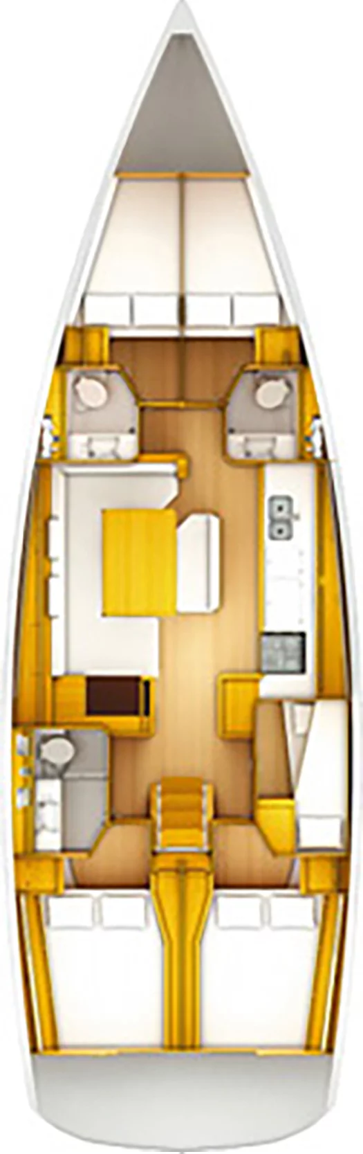 Sun Odyssey 509 - 5 cab. (ECONOMY)  - 1