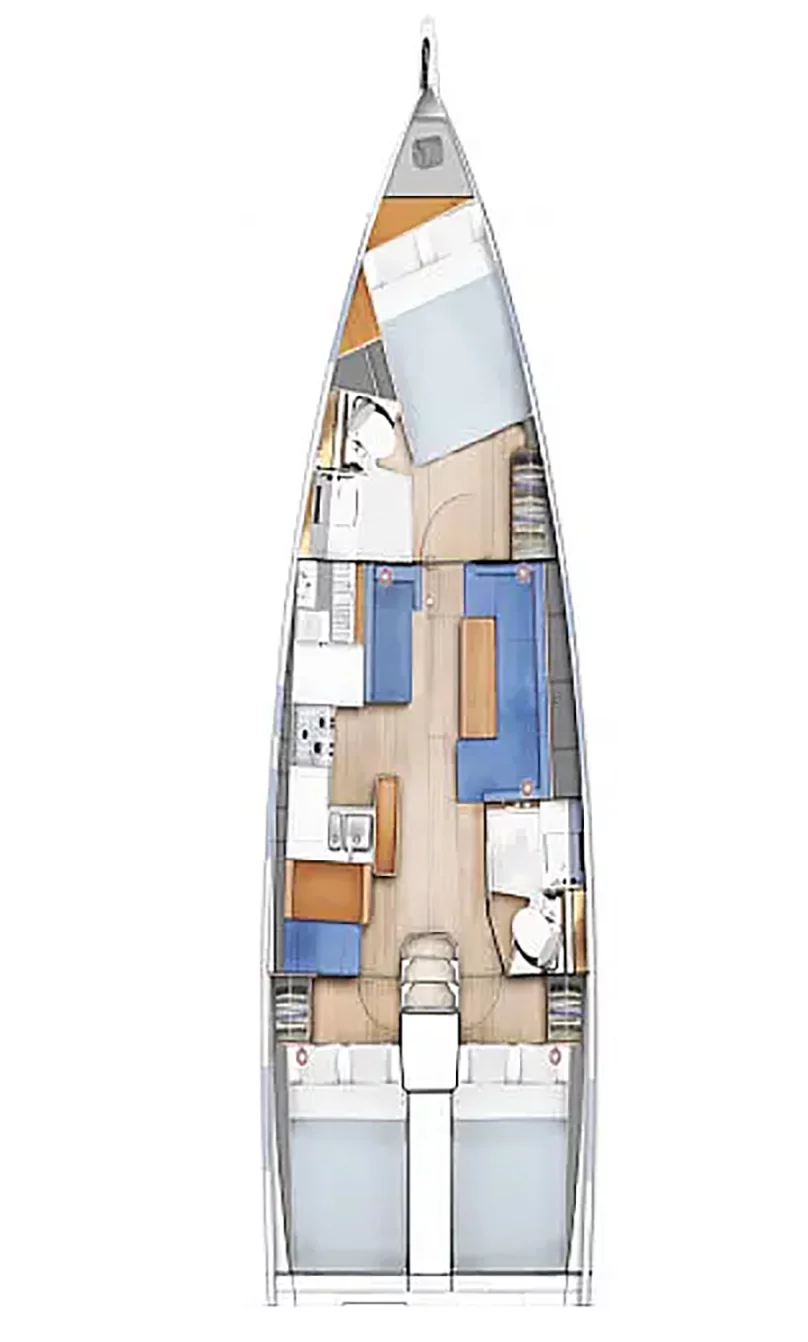 Sun Odyssey 410 - 3 cab. (CLASS)  - 1