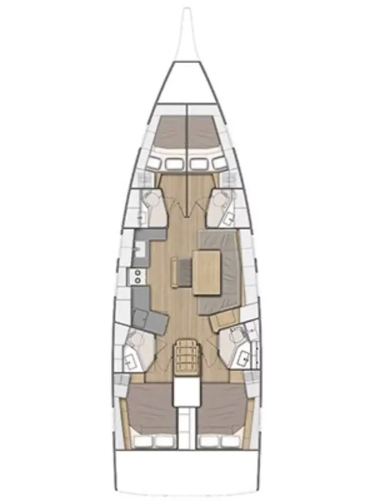 Oceanis 46.1 - 4 cab. (ECONOMY)  - 1