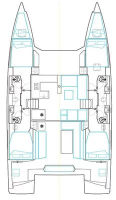 Nautitech 46 Fly (ECONOMY)  - 1