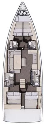 Dufour 470 - 5 cab. (PRESTIGE)  - 1