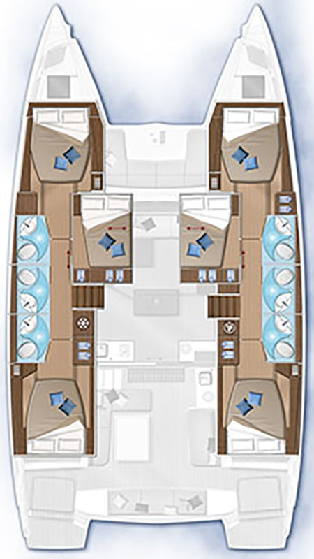 Photo #2 - Lagoon 50 (ECONOMY) en Athènes - 35295