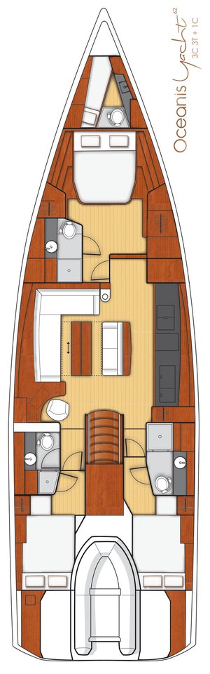 Photo #2 - Oceanis Yacht 62 - 3 + 1 (Onyx) in Sibenik - 35573