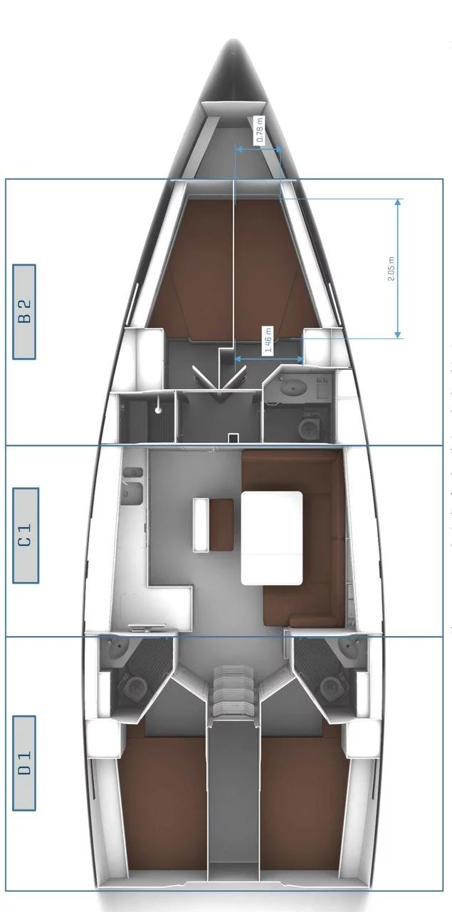 Bavaria Cruiser 46 - 4 cab. (Classy)  - 1