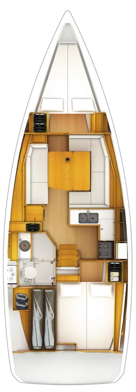 Sun Odyssey 379 - 2 cab. (Mitis)  - 1