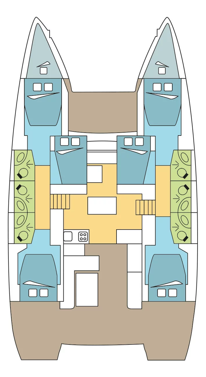 Lagoon 50 - 6 + 2 cab. (Y-NISSI)  - 1