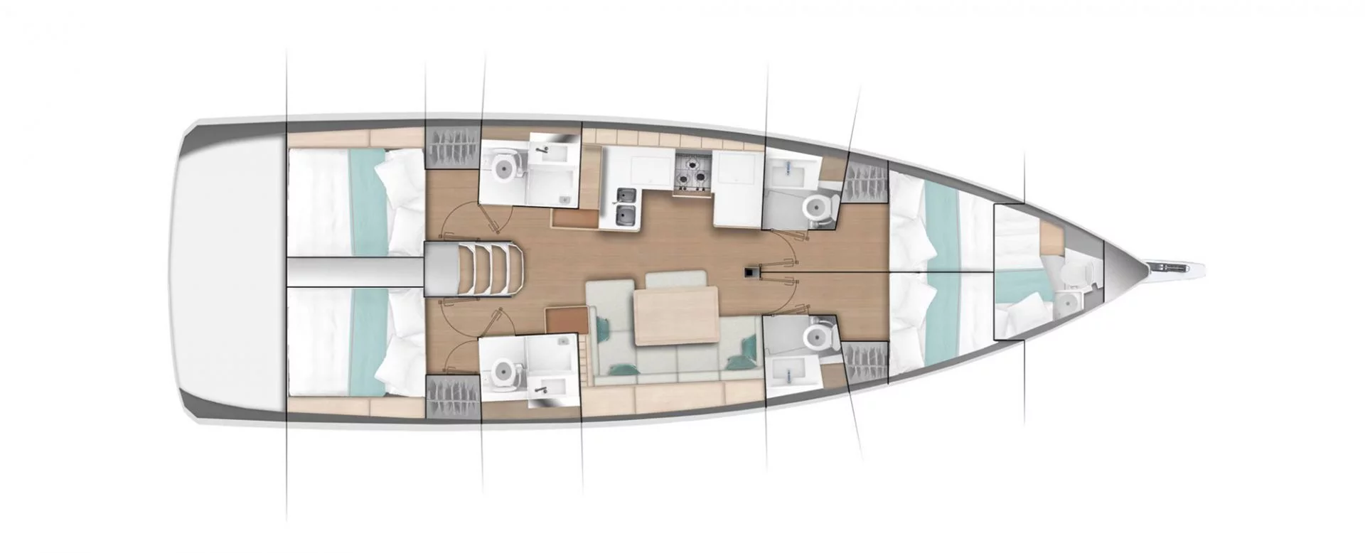 Sun Odyssey 490 - 4 + 1 cab. (Capt. Jack Sparrow)  - 2