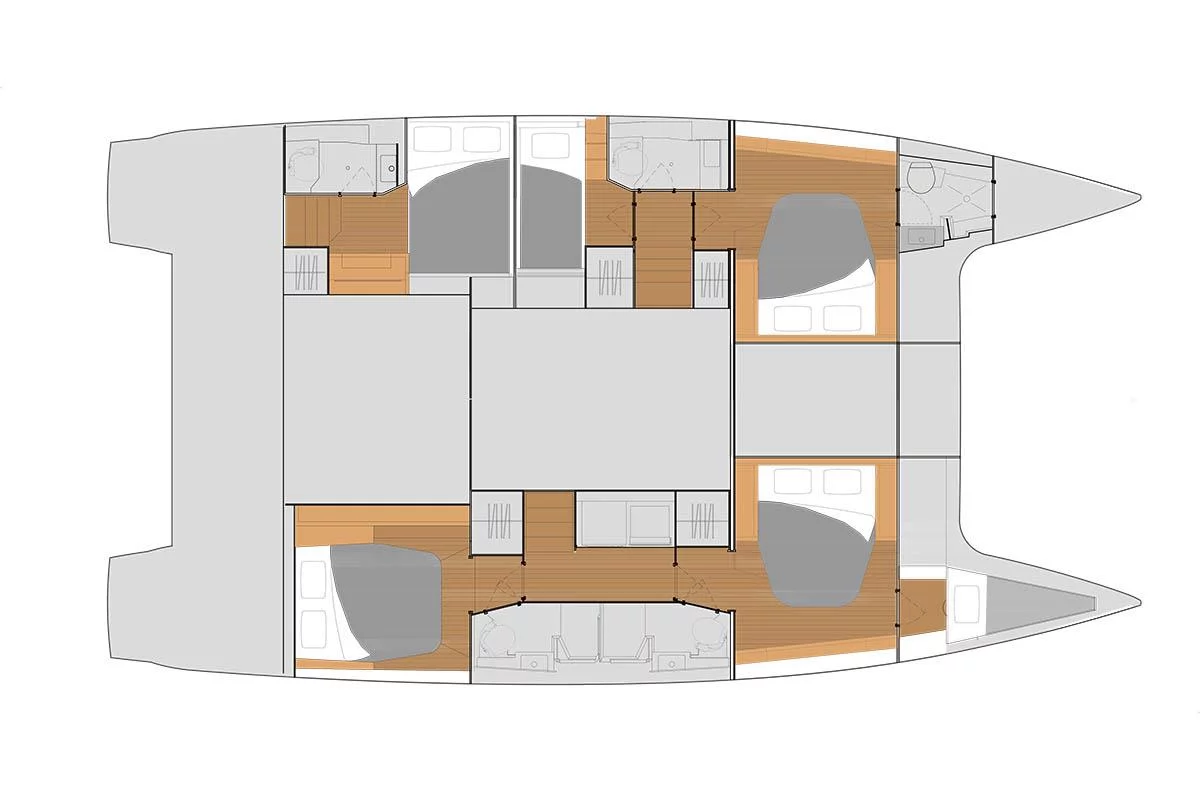 Fountaine Pajot Tanna 47 - 5 + 1 cab. (Positive Energy)  - 1