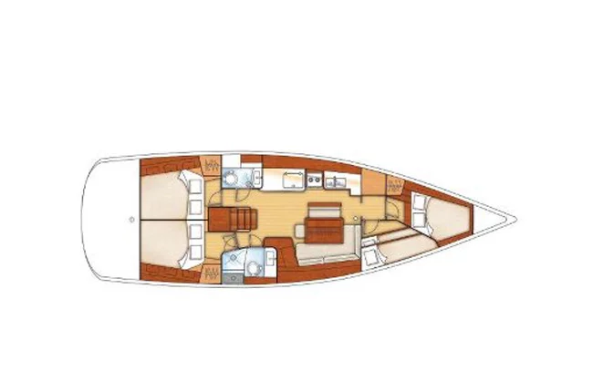 Oceanis 46 - 4 cab. (Stavros Tou Notou)  - 1
