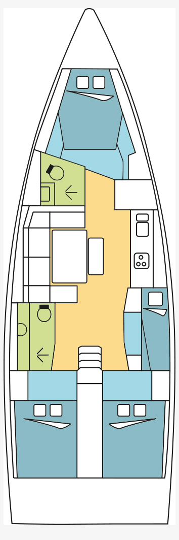 Photo #2 - Dufour 430 GL (M T POCKETS) in Atene - 36010