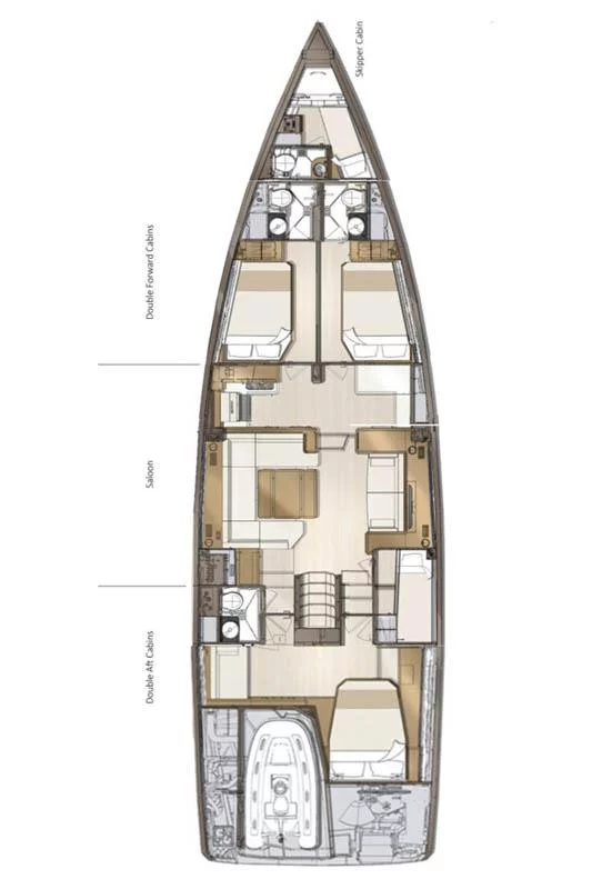 Jeanneau 60 (Lyra)  - 1