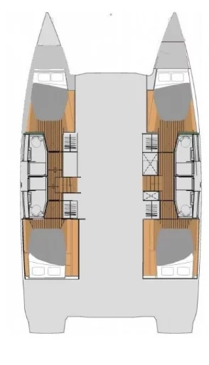 Fountaine Pajot Elba 45 - 4 cab. (Fiyolo)  - 1
