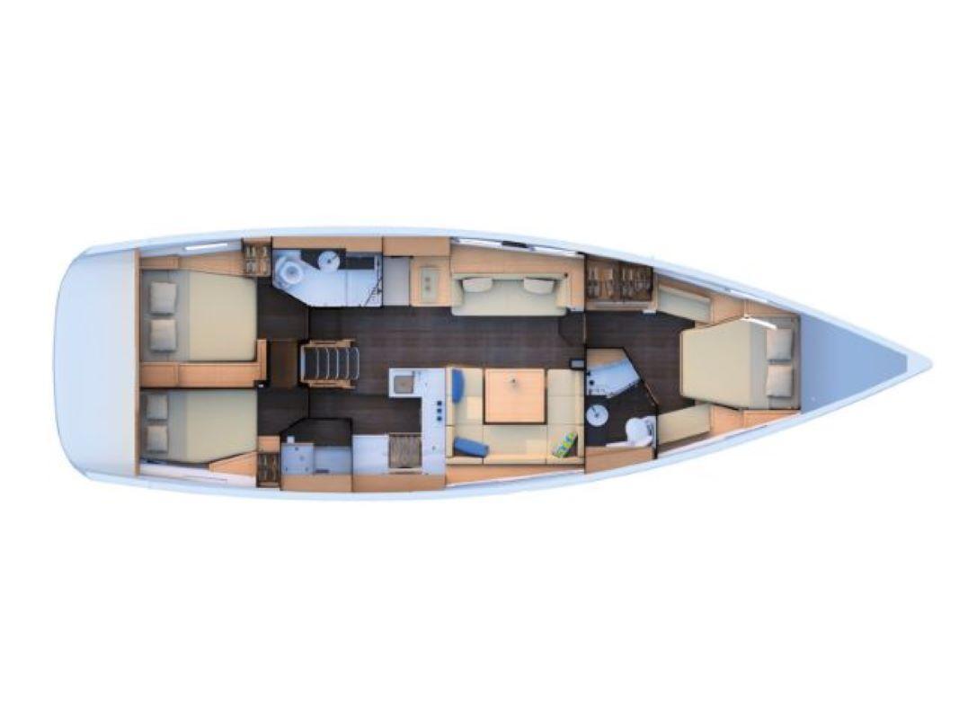 Photo #2 - Jeanneau 51 (Recovery Room) in Annapolis. MD - 36178