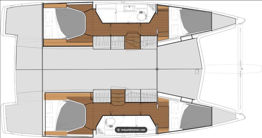 Photo #10 - Fountaine Pajot Lucia 40 - 4 cab. (Infinite Blue) en St. Thomas - 36188