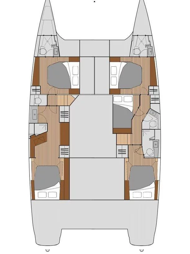 Fountaine Pajot Saba 50 - 5 cab. (Apres Ski)  - 1