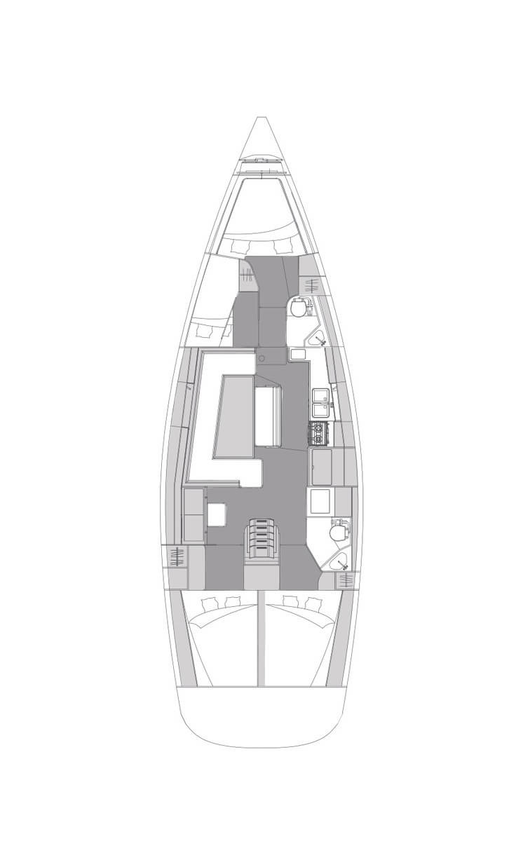 Photo #2 - Elan Impression 45.1 (Moon Pearl) in Biograd - 36277