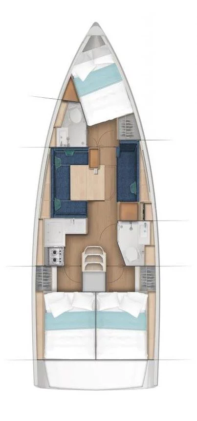 Sun Odyssey 380 Performance (Mymia)  - 1