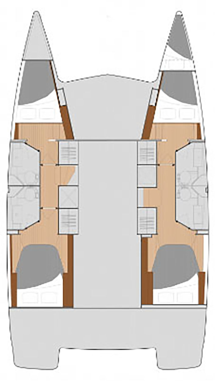 Photo #2 - Fountaine Pajot Isla 40 - 4 + 1 cab. (PRESTIGE) en Paros - 36388