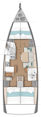 Photo #2 - Sun Odyssey 440 (PRESTIGE) en Lefkada - 36400