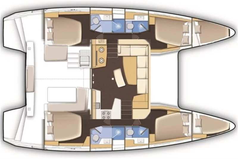 Lagoon 42 - 4 + 2 cab. (Sail la Vie)  - 1