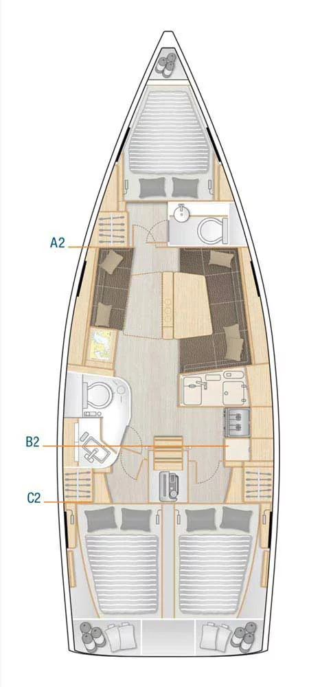 Hanse 388 (Daydream)  - 1