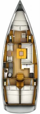 Sun Odyssey 419 - 3 cab. (ECONOMY)  - 1