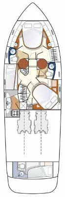 Azimut 46 - 3 cab. (ECONOMY)  - 1