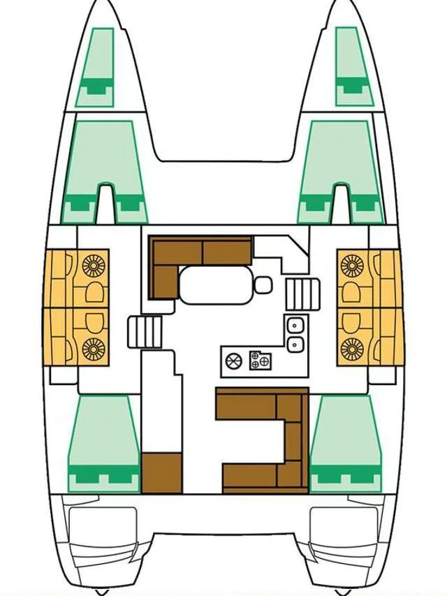 Lagoon 400 S2 - 4 + 2 cab. (Liberty 2)  - 1