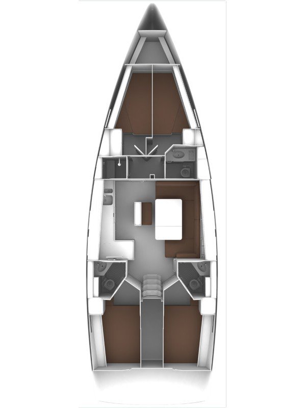 Photo #2 - Bavaria Cruiser 46 - 4 cab. (Grey Sky) en Trogir - 36488