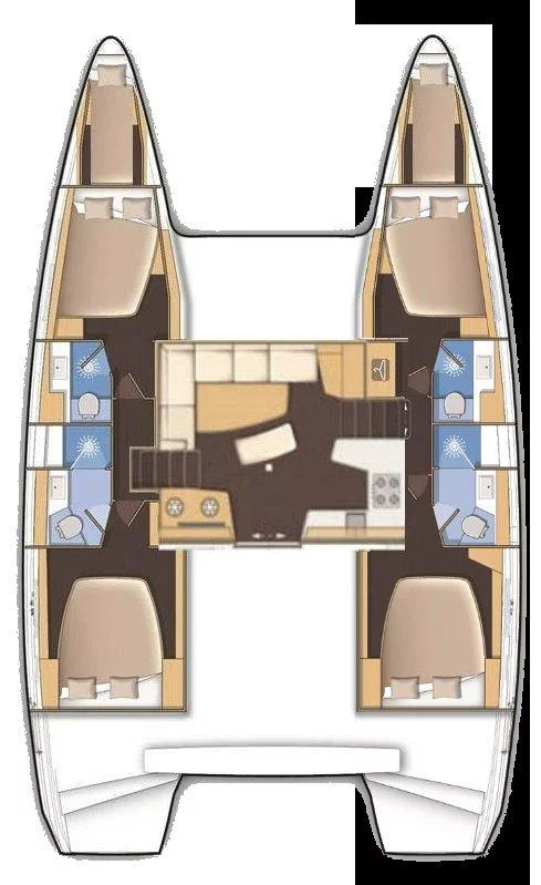 Lagoon 42 - 4 + 2 cab. (Amfitrite)  - 1