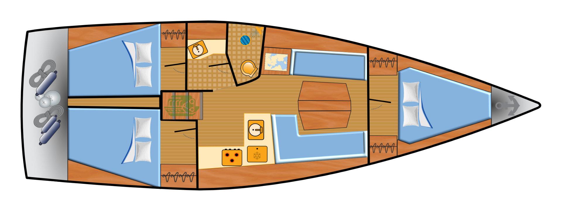Photo #2 - Dehler 38 SQ (Aurélie) in Krk - 36561