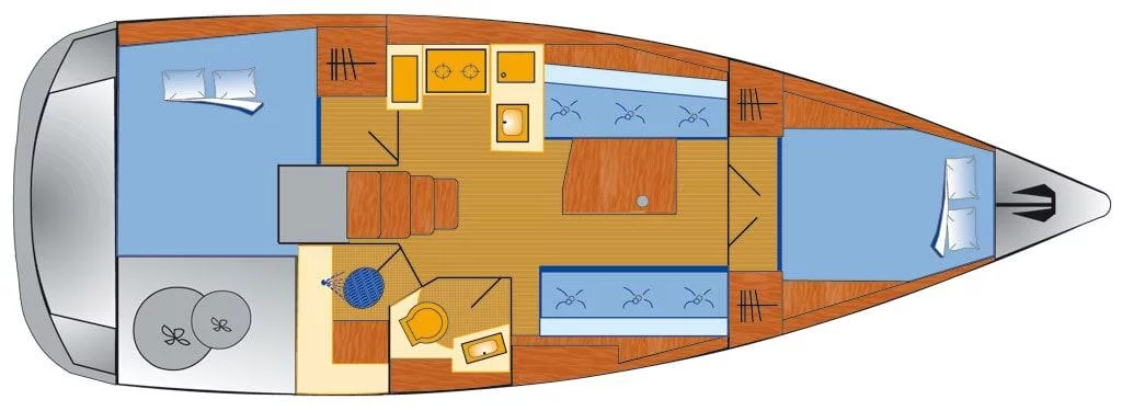 Oceanis 38.1 - 2 cab. (Tamara)  - 1