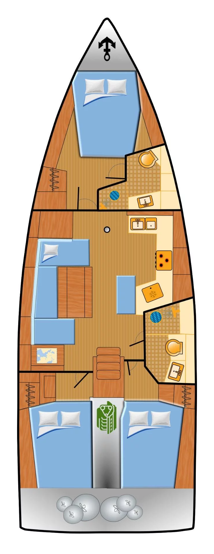 Oceanis 40.1 - 3 cab. (Kiki)  - 1