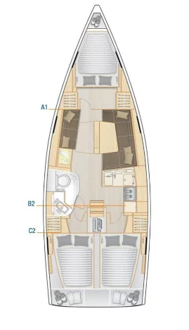 Hanse 388 (Calypso)  - 1