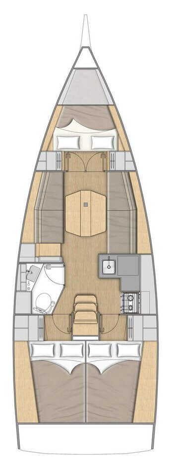 Photo #7 - Oceanis 34.1 - 3 cab. (Sail Lynx) en Fethiye - 36756