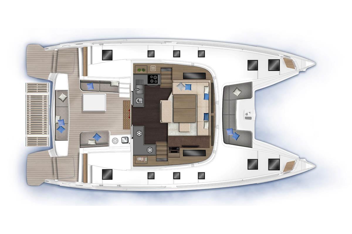 Photo #3 - Lagoon 51 - 6 cab. (Sapphire Seas) in Marsh Harbour - 36961