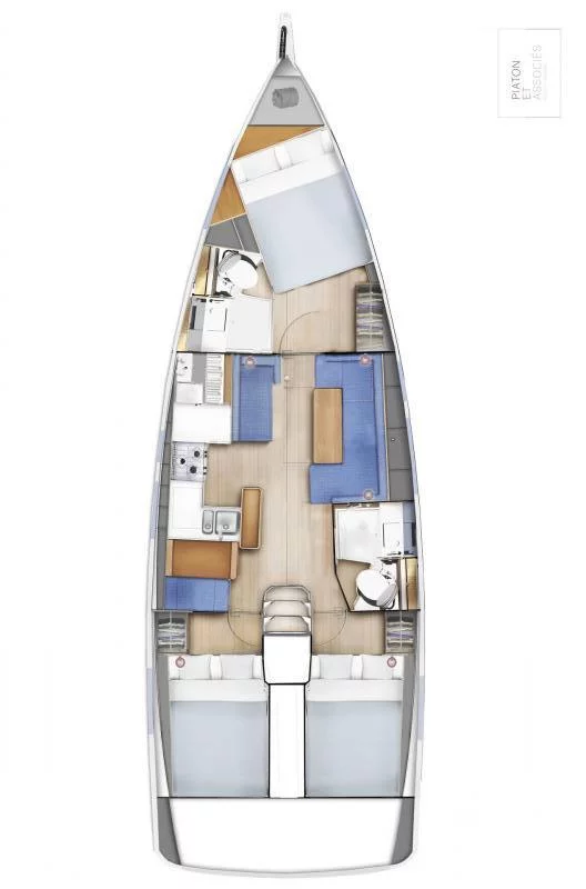 Sun Odyssey 410 - 3 cab. (Lucia)  - 1