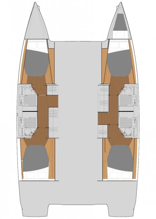 Fountaine Pajot Astrea 42 - 4 + 1 cab. (Ariel)  - 1