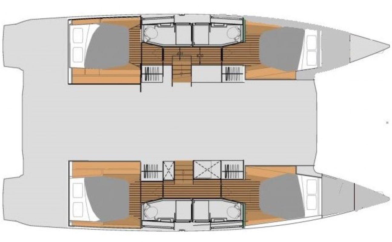 Photo #2 - Fountaine Pajot Elba 45 - 4 cab. (Family Therapy) in St. Thomas - 36999