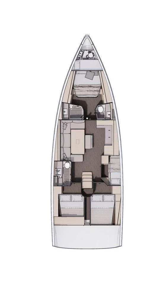 Dufour 470 - 4 cab. (Le Vagabond 2)  - 1