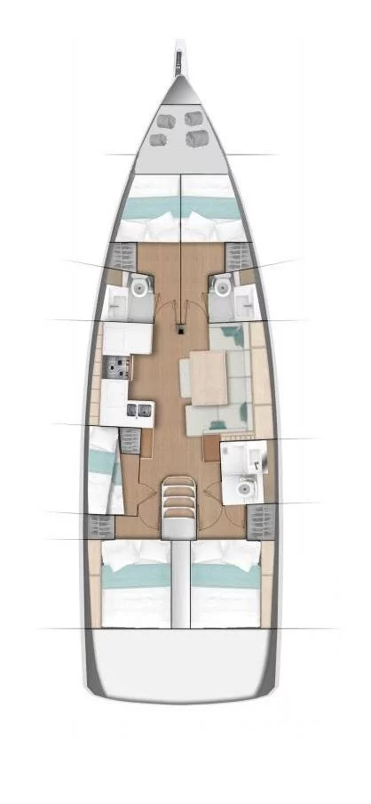 Sun Odyssey 490 - 5 cab. (Pollux)  - 1