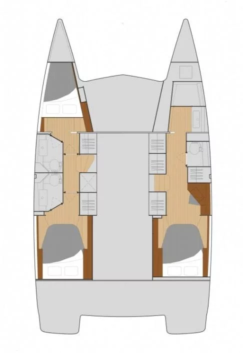Fountaine Pajot Isla 40 - 3 + 1 cab. (MIDDEN)  - 1
