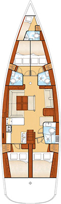 Photo #2 - Oceanis 54 (ECONOMY) in Paleros - 37156