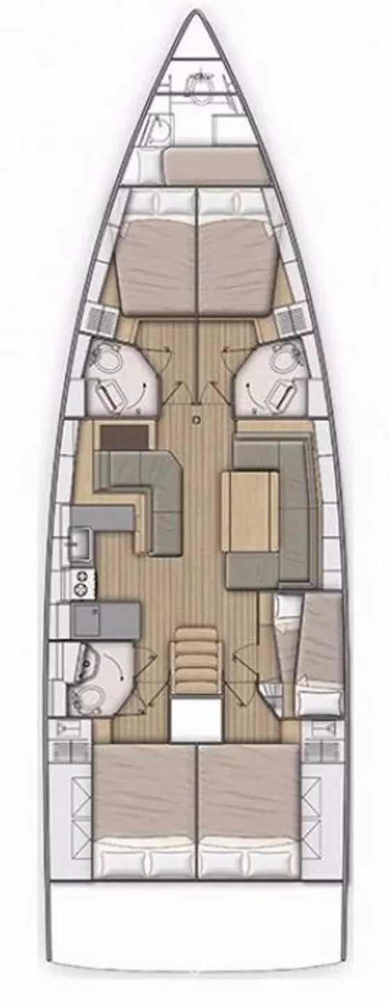Oceanis 51.1 - 5 + 1 cab. (Retsina)  - 1
