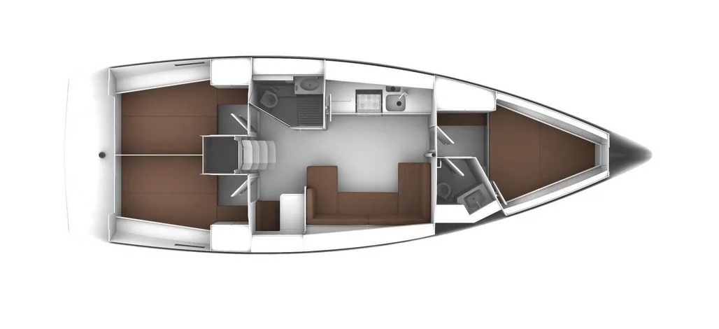 Bavaria Cruiser 41 - 3 cab. (Blue Pearl)  - 11
