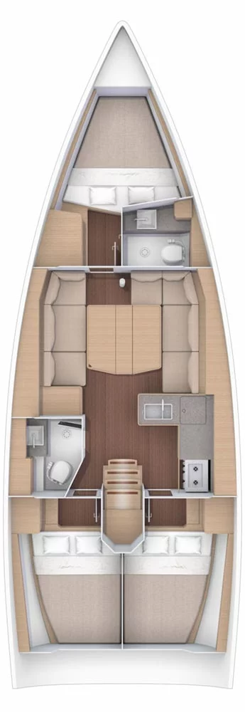 Dufour 390 (Free Spirit)  - 1